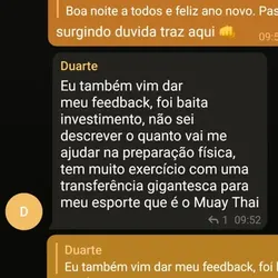 Depoimento de Equipe de Preparação Física